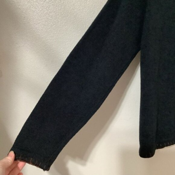 Chico's Black Sweater with Animal Embroidery - Picture 5 of 8